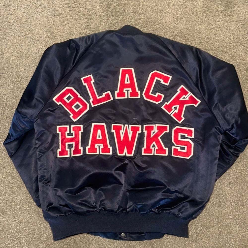 Chicago Blackhawks Satin Jacket